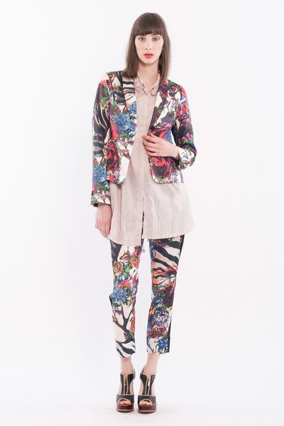 Animae 'Animal Crackers' jacket
								, 			Venus 'Fortune Teller' top
								, 			Animae 'Slim Chance' pant