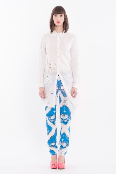 Artisan 'Sunday Special' top
								, 			Bathing Swans 'Norma Jean' pant
