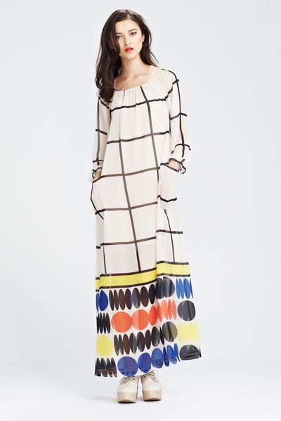 TO BE OR SPOT TO BE 'CONDOLEEZA SPLICE' DRESS