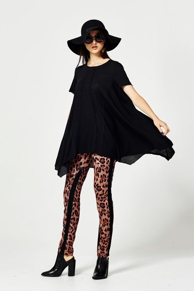 PIECES OF ME 'TEE PARTY' TOP
								, 			BIG SPOTS TO FILL 'A LADY OF LEOPARD' PANTS