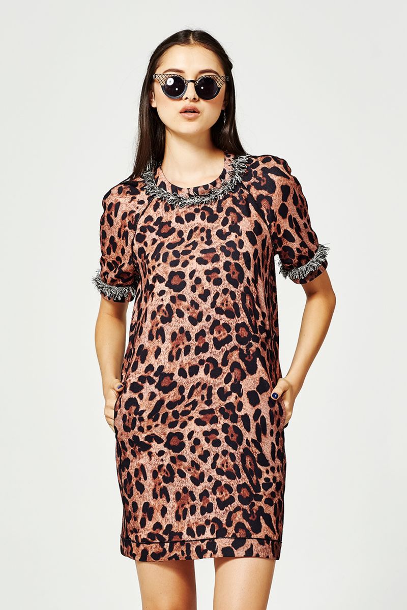 BIG SPOTS TO FILL 'DON'T BE A PUSSY' DRESS