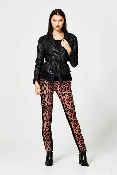 BLACK ROSE 'POWER HEIST' JACKET
								, 			BIG SPOTS TO FILL 'A LADY OF LEOPARD' PANTS