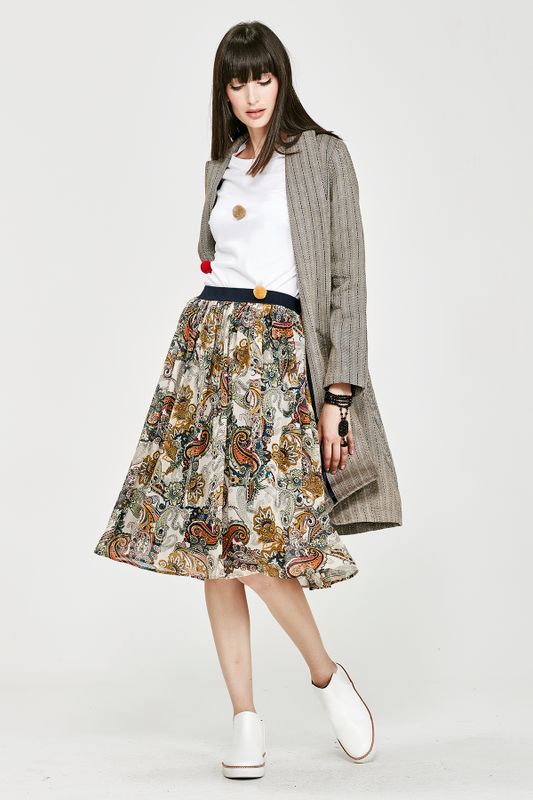 'Don't Be A Winging Pom' Top
								, 			'Tick Tuck' Skirt
								, 			'Done And Dusted' Coat