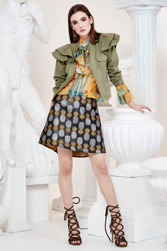 Pineapple Express Skirt
								, 			Rub Of The Green Jacket
								, 			Empress-Ive Tie Shirt