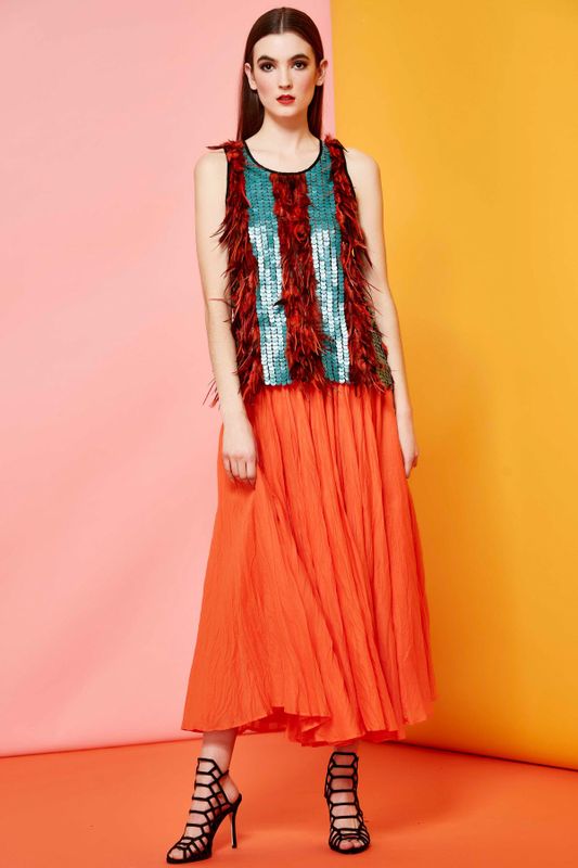Top To Tail Top
								, 			Gather Together Skirt