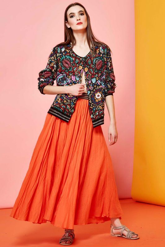 Gather Together Skirt
								, 			Take A Shine To Jacket