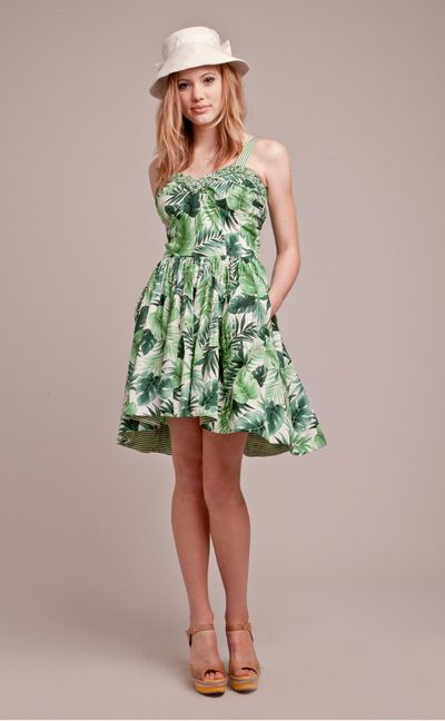 Jungle Fever 'Green Piece' dress