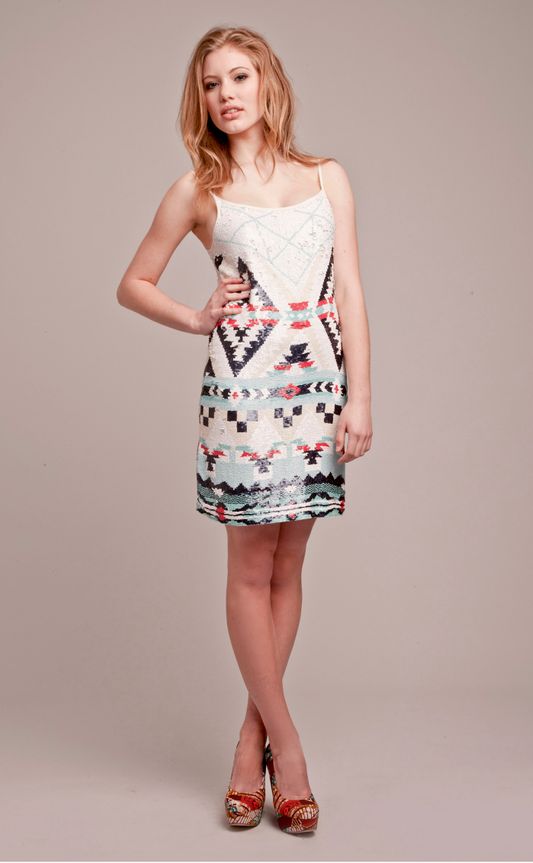 Aztec 'Silverado' dress