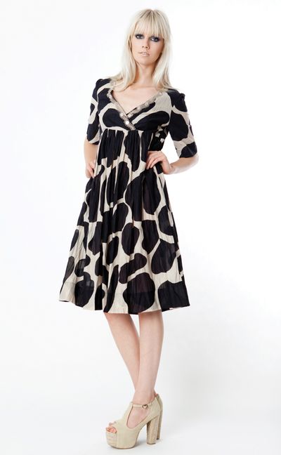 GIRAFFE 'CROSS YOUR HEART' DRESS