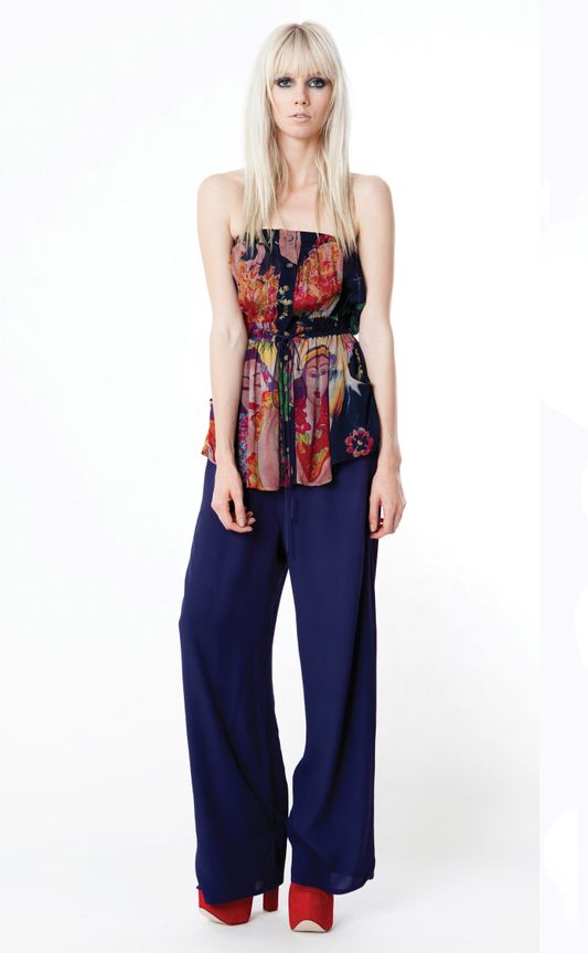 BLUE HAWAII 'ALOHA HOI' TOP
								, 			BARDOT 'LOOSE CHANGE' PANT