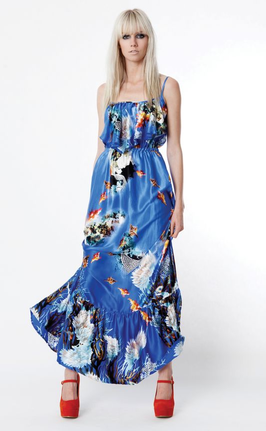 WATER WORLD 'BLUE LAGOON' DRESS