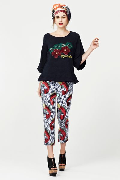 ISLAND TIME 'ALOHA' SWEATER
								, 			FISH UPON A STAR 'SEQUIN FINALE' PANTS