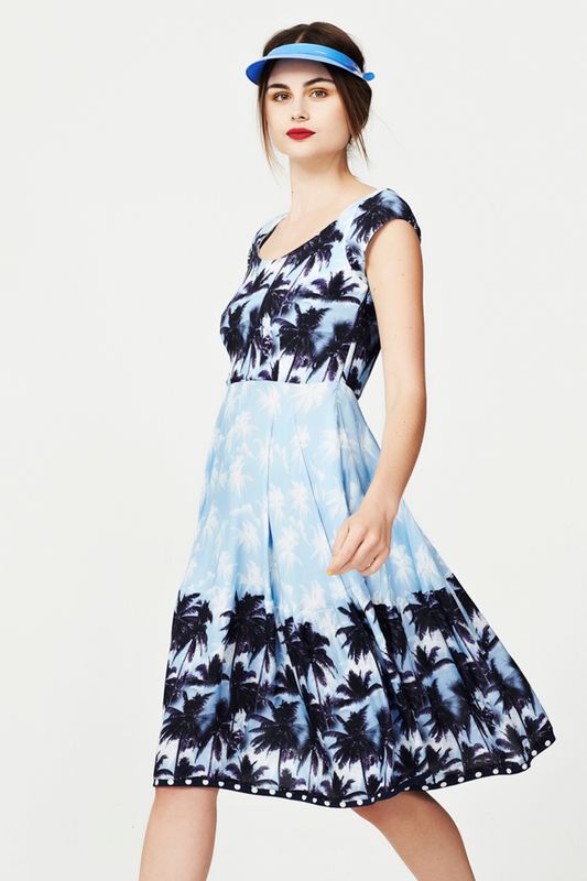 BEACHED BLONDE 'TROPICAL ARGUMENT' DRESS