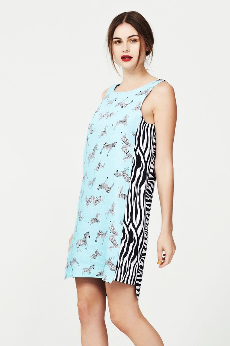 ZEBRA CROSSING 'LIFE OF PI' DRESS