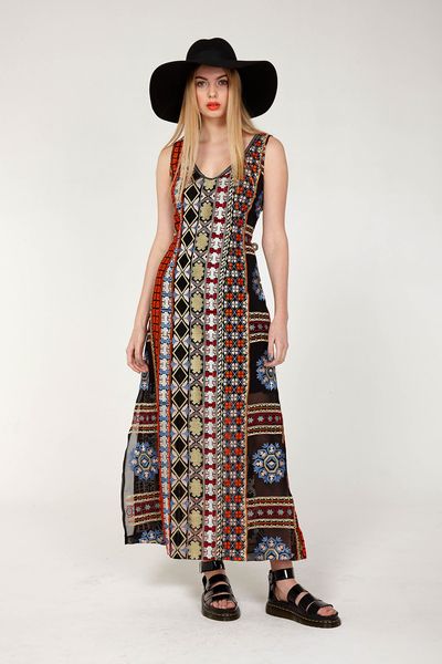 ARABIAN NIGHTS 'MAJORELLE GARDENS' DRESS