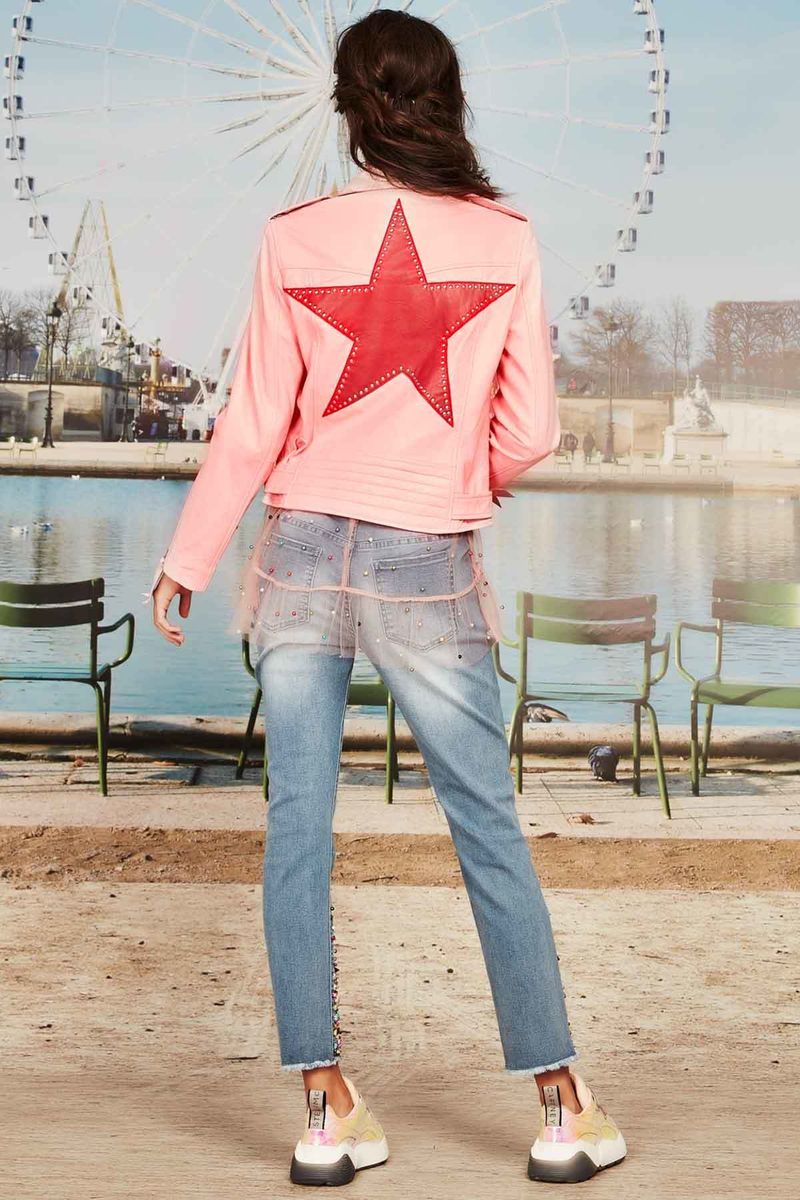 STAR CROSSED LOVERS JACKET
								, 			EIFFEL FOR YOU TOP
								, 			DENIM GIRLS JEANS