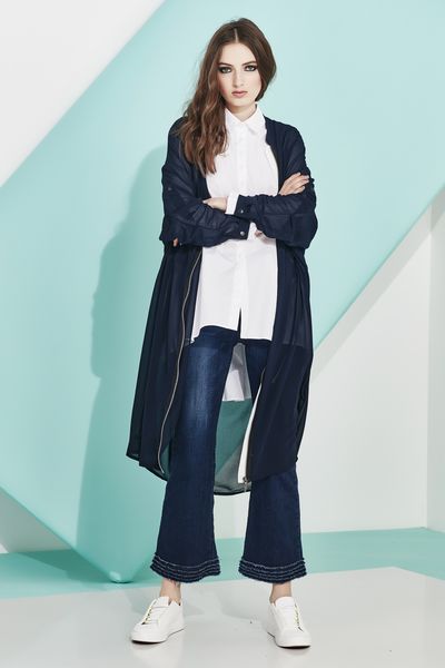 THE DUSTER TRUTH COAT
								, 			TRUTH OR FLARE SHIRT
								, 			SEW PSYCHED JEANS