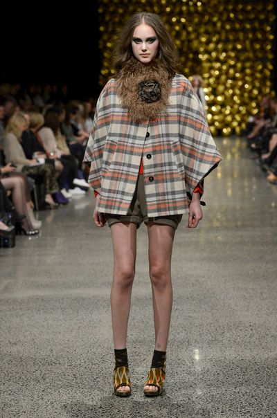 TARTAN ARMY 'CAPE-TIVATING' JACKET
								, 			PICASSO 'SHABBY CHIC' TOP
								, 			BUMPER 'ROMPER STOMPER' SHORTS