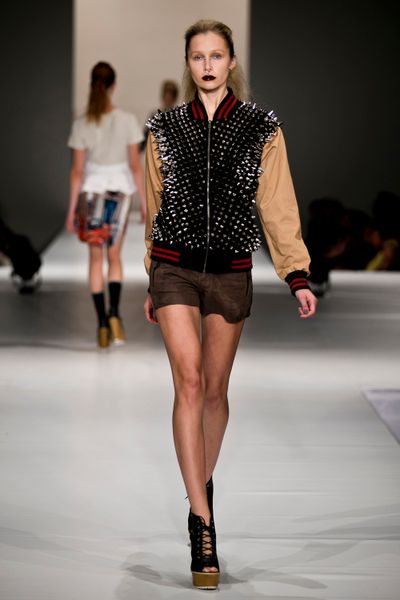 Voltage Spike 'Prickle Your Fancy' bomber
								, 			Shorts - show piece