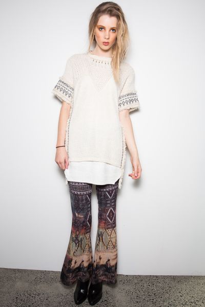 BOHEMIAN RHAPSODY 'AN AQUARIAN EXPLOSION' DRESS
								, 			GREAT PLAINS 'STOP & FLARE' PANT