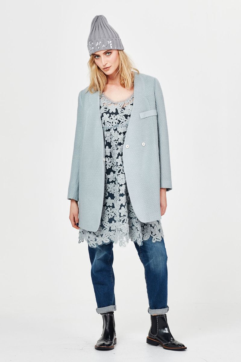 COLOURBLOCK 'ROCK THE COAT' COAT
								, 			FLOWER FAIRY 'BRANDON FLOWERS' DRESS
								, 			TEENAGE JEAN 'FOREVER IN BLUE JEANS' PANT