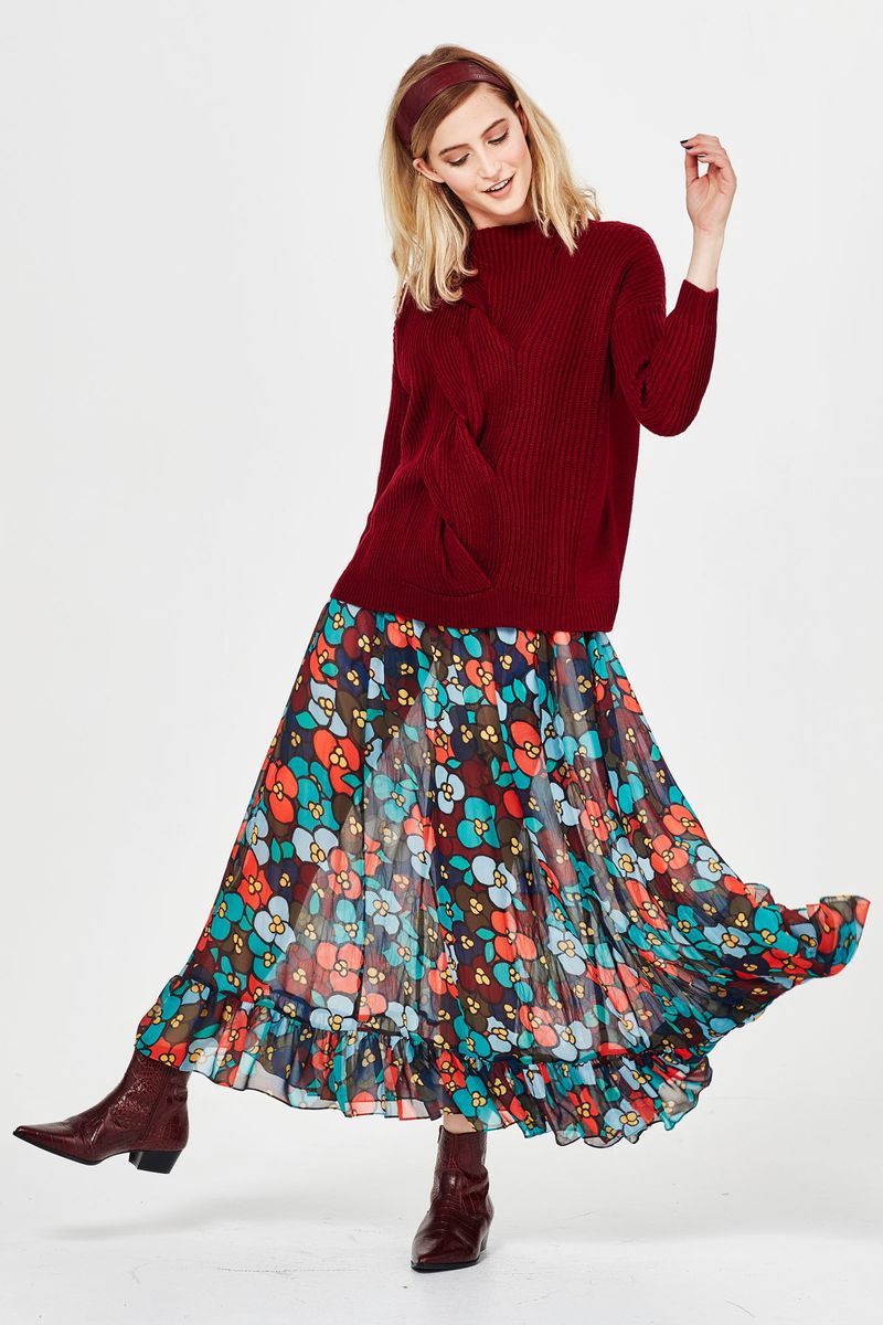 THAT 70S GLOW 'WALK ON THE WILD SIDE' SKIRT
								, 			WOOL OF IT 'TWIST AND SHOUT' TOP