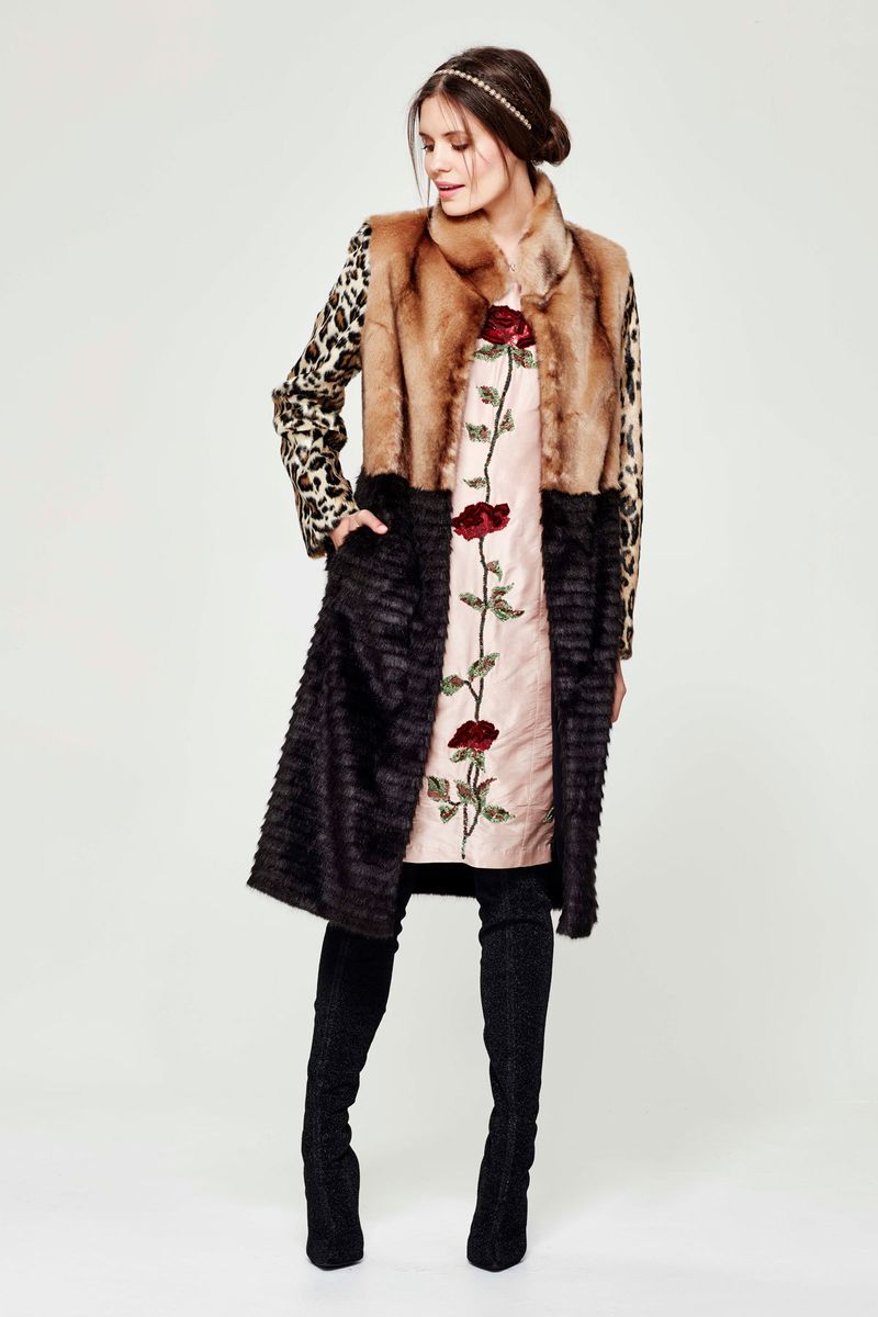 CAT'S CRADLE 'FUR DE-LIS' COAT