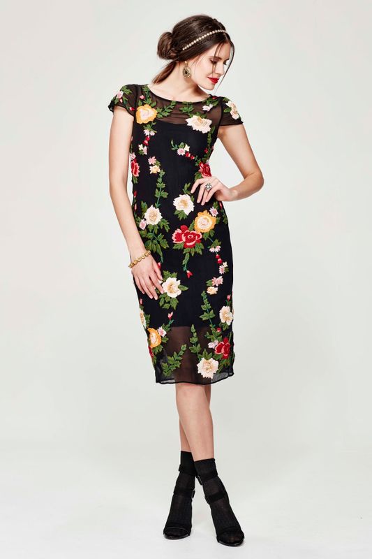 GARDEN PARTY 'FLORAL RIGHTS' DRESS
