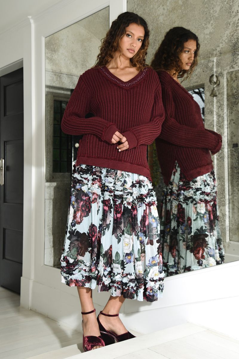 JOLLY JUMPER KNITWEAR
								, 			FRILLS AND SPILLS SKIRT