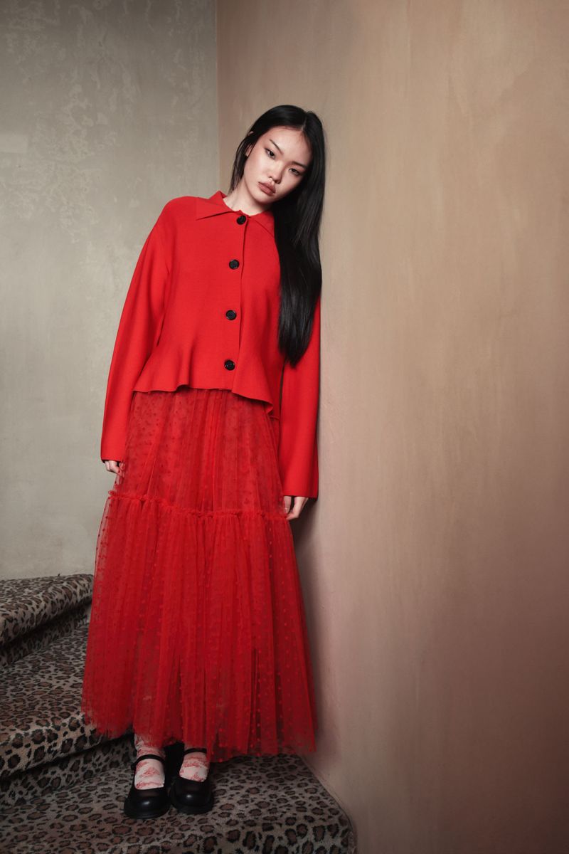 									FLARING IS CARING JACKET
								, 			TULLEY NOT SKIRT
			