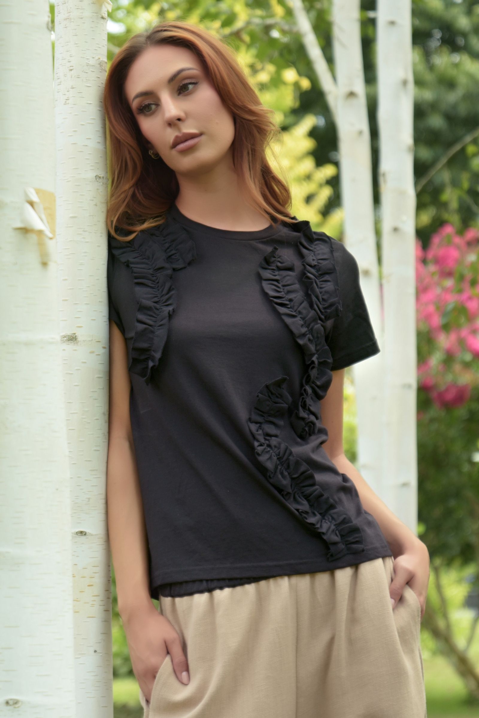 SQUIGGLE TOP T-SHIRT