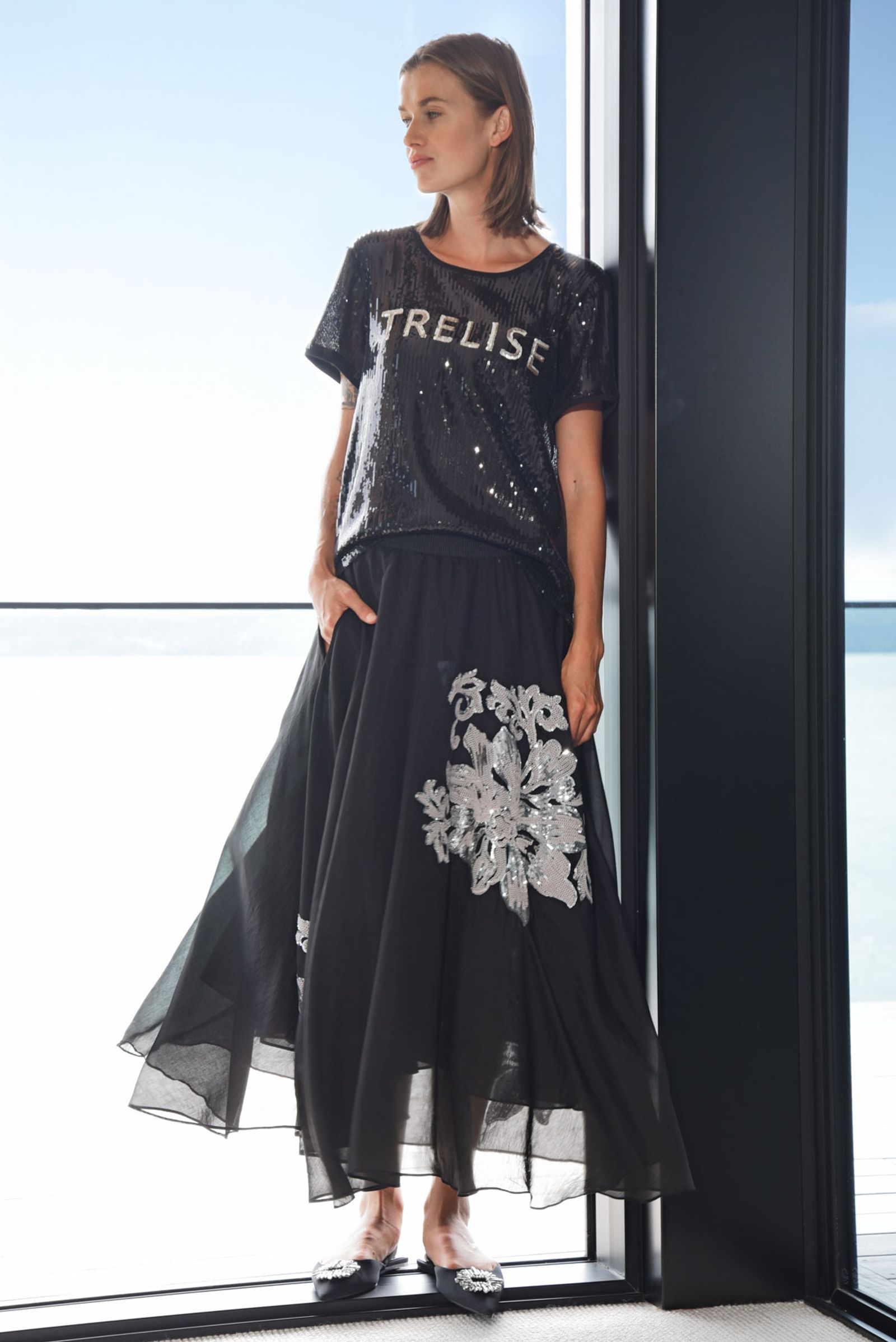 									I SEQUIN YOU BABY T-SHIRT
								, 			BORN TO SPIN SKIRT
			
