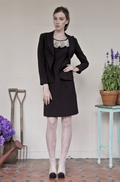 Goose Bump 'Tux On Your Side' Jacket
								, 			Goose Bump 'Ruff and Ready' Dress