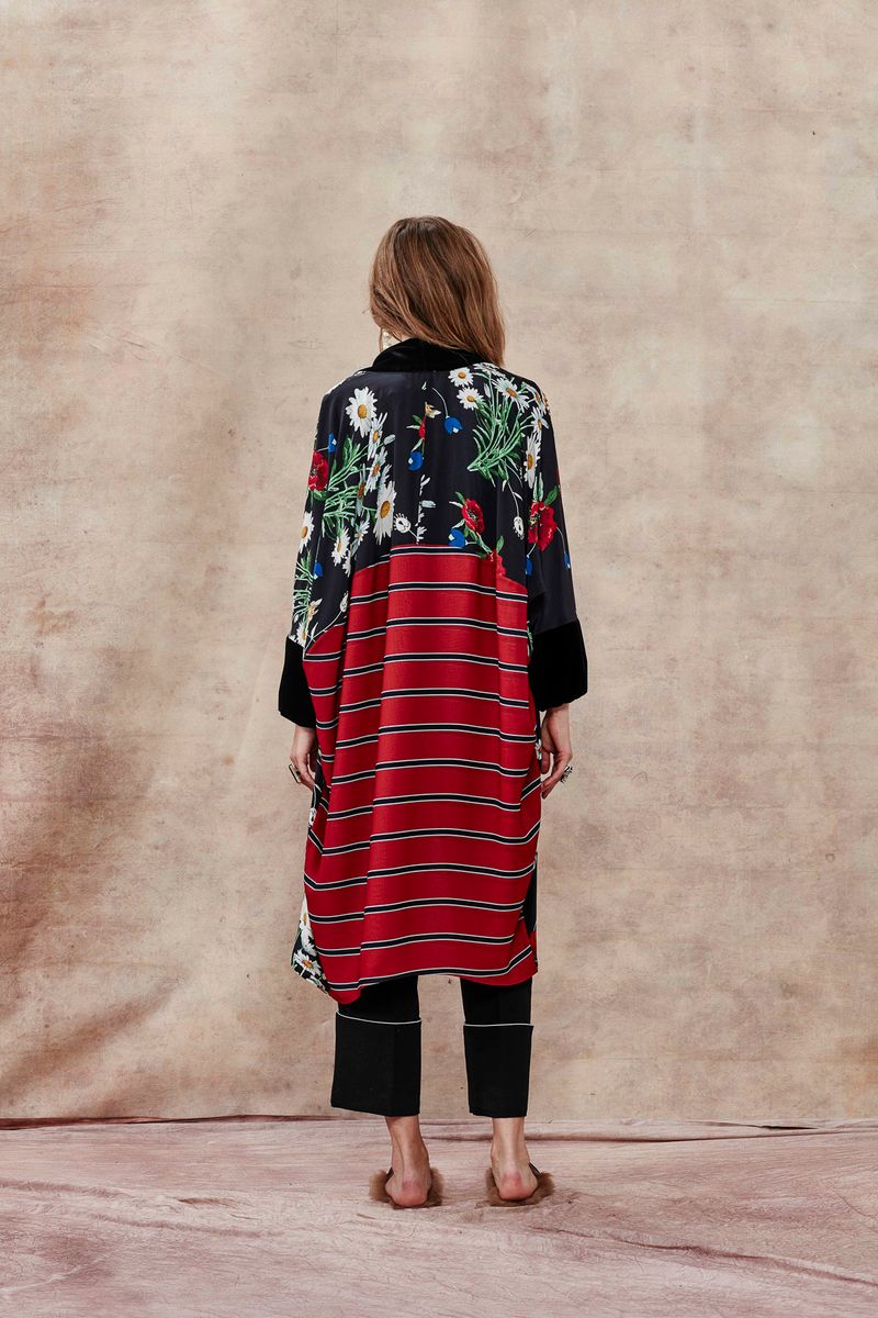 FLORA ADORER KIMONO
								, 			KING OF THE PIPE PANTS