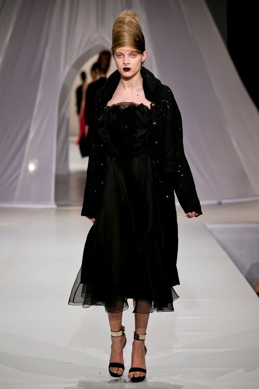 Dress - show piece
								, 			Virginia Wolf 'Off The Cuff' coat