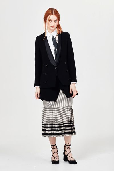 NIGHTCALL 'SHAWL FROM GRACE' JACKET
								, 			STRAIGHT UP 'CITY OUT SKIRTS' SKIRT