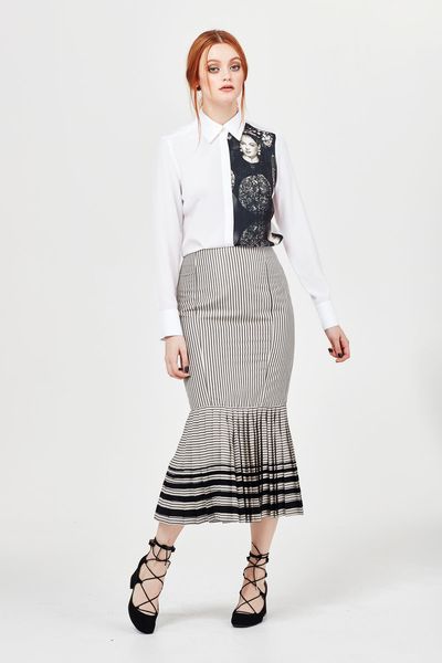 CROWN JEWELS 'TWO LITTLE DICKY SHIRTS' SHIRT
								, 			STRAIGHT UP 'CITY OUT SKIRTS' SKIRT