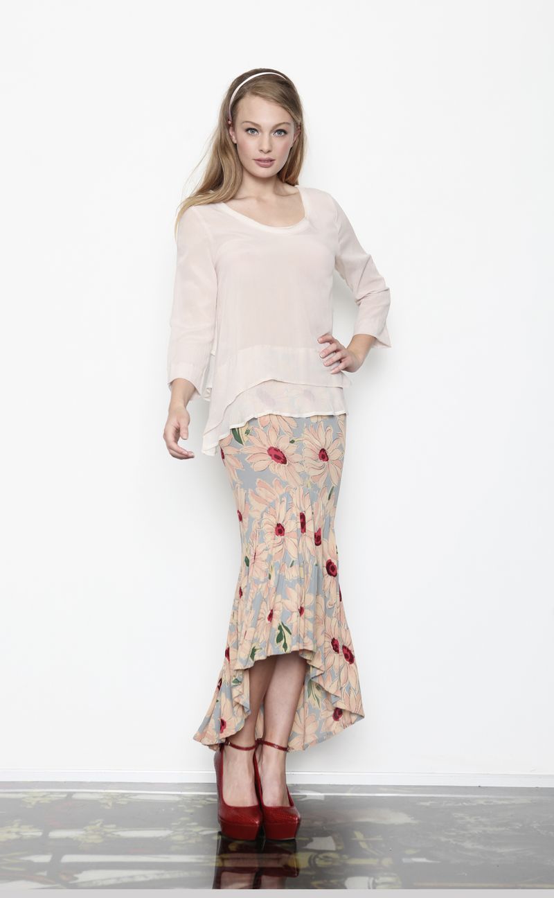 Nougat 'Back Stage Pass' top
								, 			Daisy May 'Oops-A-Daisy' skirt