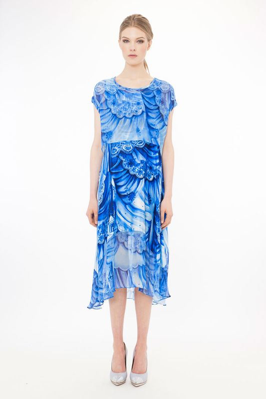 Austrian Blind 'Blue Danube' dress