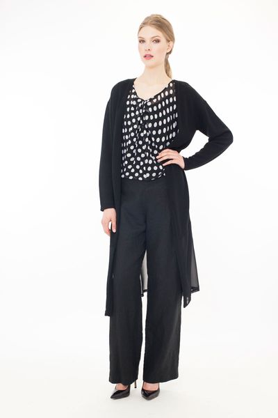 Black Seeds 'Best Friend' cardigan
								, 			Domino 'Beauty Spots' tunic
								, 			Nature's Best 'Pipe Dreams' pant