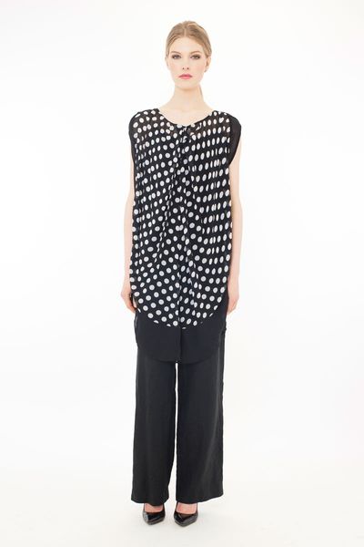 Domino 'Beauty Spots' tunic
								, 			Nature's Best 'Pipe Dreams' pant