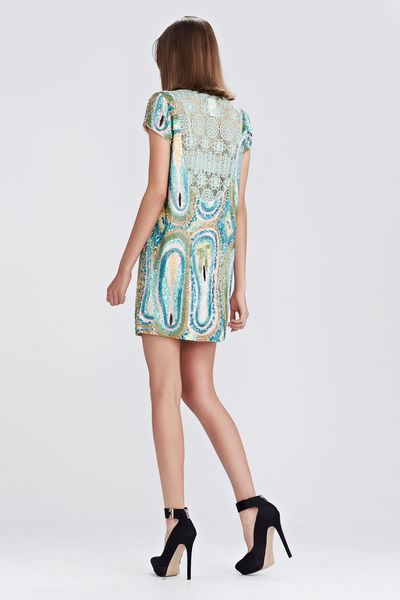 CLUB NOUVEAU 'RAINBOW BRIGHT' DRESS