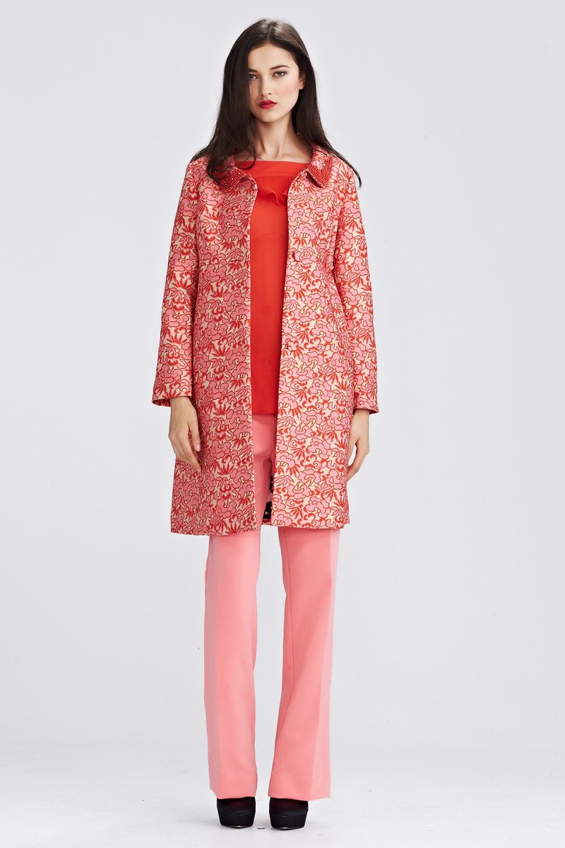 SHANGRI-LA 'HELLO TAILOR' COAT
								, 			PHOEBE 'GOOD FRILL HUNTING' TOP
								, 			SPRINGTIDE 'PULITZER STRIDES' PANT