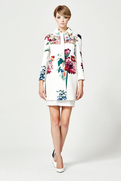 SPRING AWAKENING 'RUSSIAN TEA BLOOM' COAT
								, 			SPRING AWAKENING 'FLORALLY BANKRUPT' DRESS