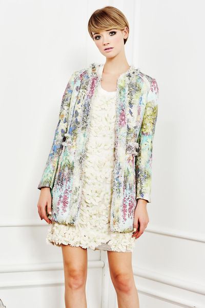 WATERCOLOUR DREAMS 'SECRET PALETTE' JACKET
								, 			VANILLA BEAN 'CHARLES & VANILLA' DRESS