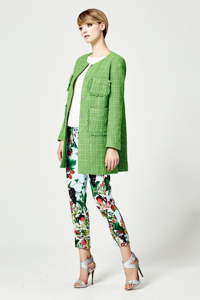 CELTIC SEA 'TWEED MY LIPS' COAT
								, 			ARABESQUE 'OBJECT OF DESIRE' TOP
								, 			BERRY NICE 'BERRY GO ROUND' PANTS