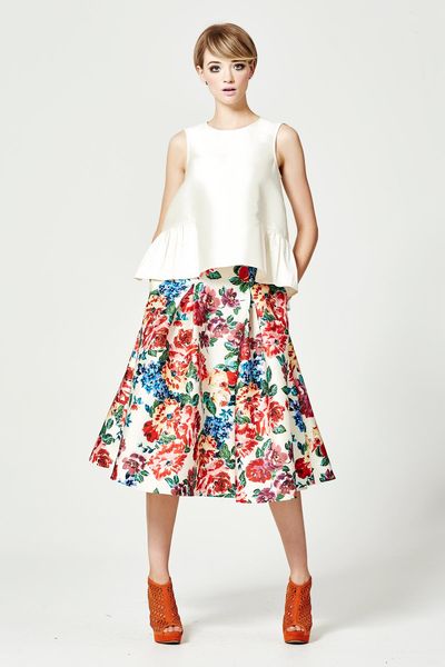 AMELIE 'TOP AT NOTHING' TOP
								, 			GIVERNY 'FOR LOVE OR MONET' SKIRT