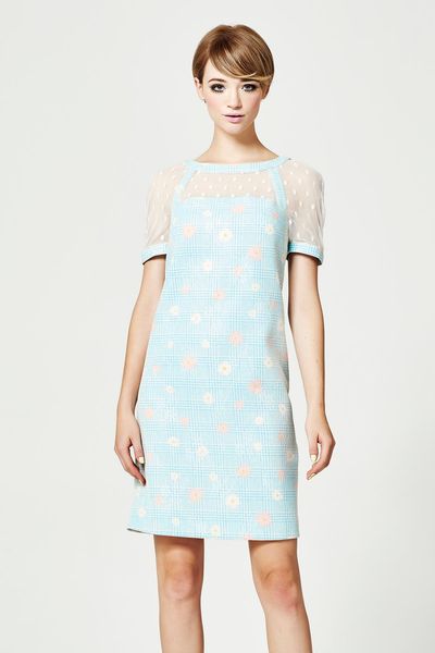 PETIT FLEURS 'LOUIS PASTEL' DRESS