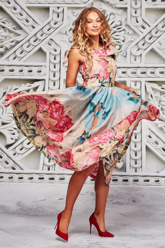OVER BOWED DRESS