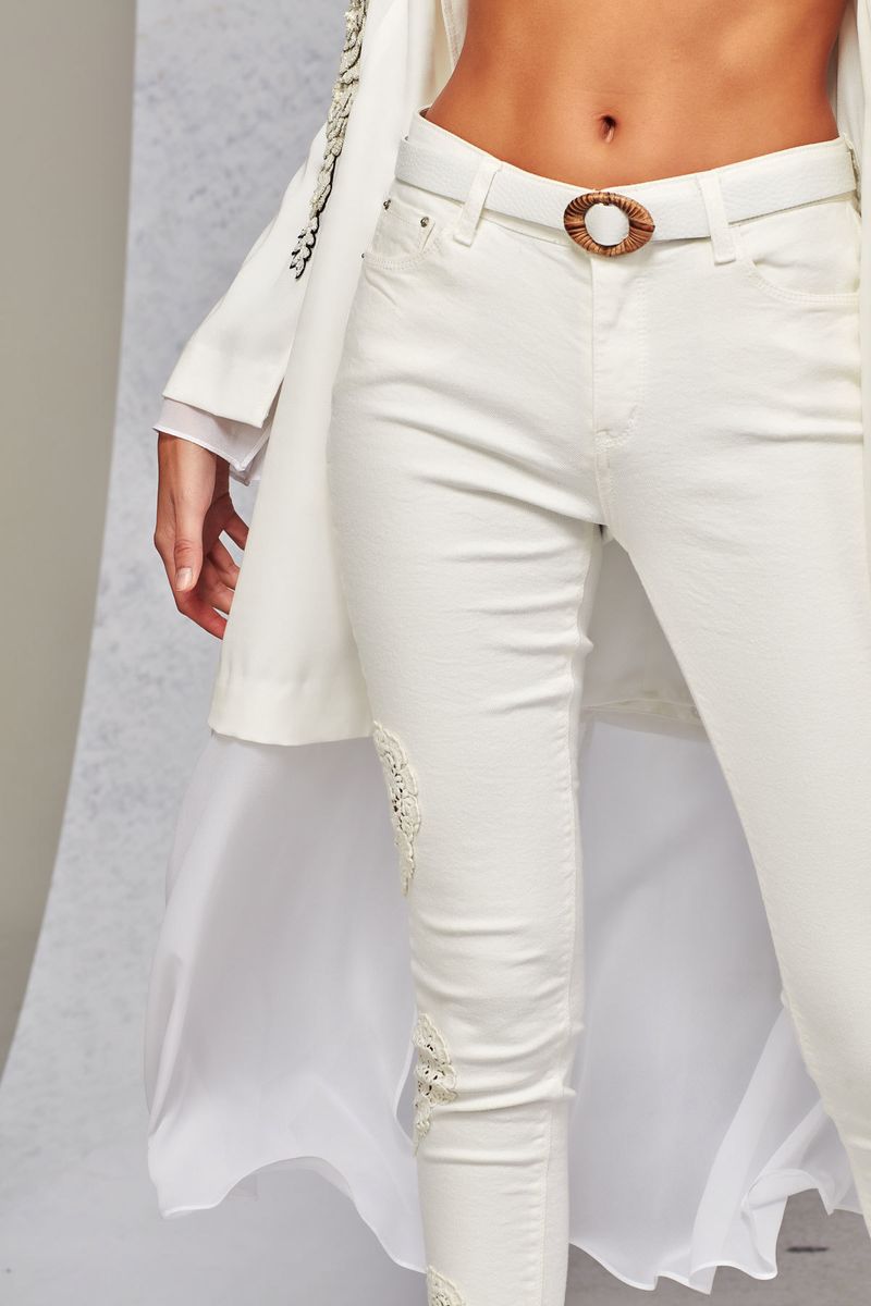 WEAR YOU HEART ON YOUR CUFF TROUSER
								, 			STRAWBERRIES & CREAM BELT